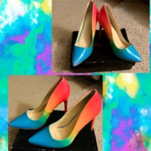 Anne Michelle Hibiscus 22S Womens Classic Stiletto